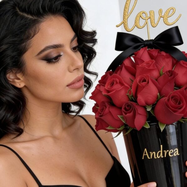 Box Rosas Mediun